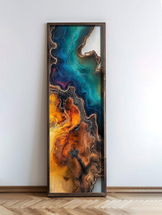 Wallity Pintura Decorativa Multicolor EMR074 con Marco